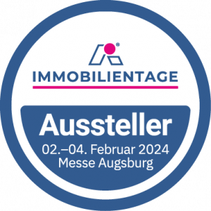 Wir sind Aussteller - Immobilientage Messe Augsburg 2.-4.2.24